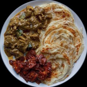 Roti with Small Goat